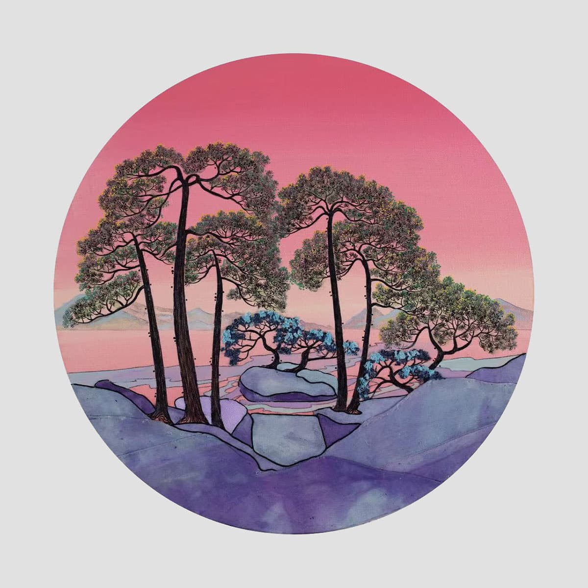 Twilight Sky - Pine Forest
