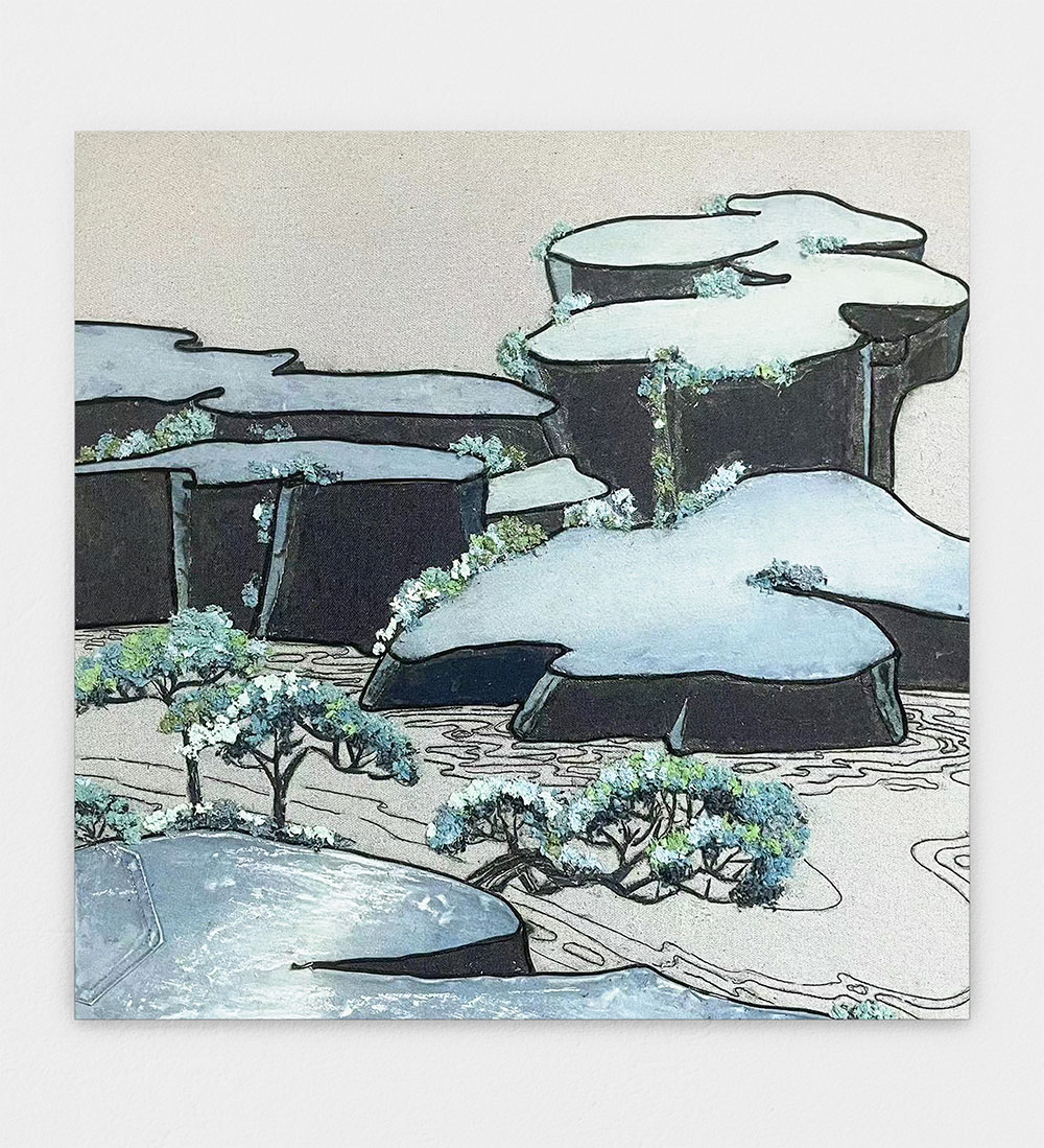 Landscape Hills by Jiang Wanlin