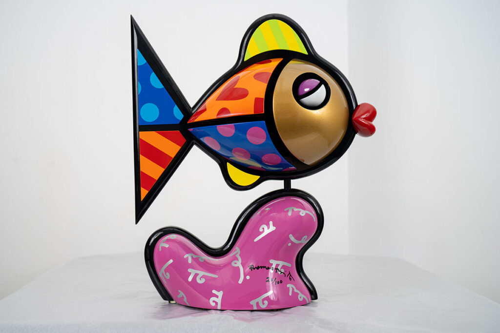 Britto Romero Damaged sculpture repair